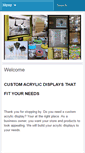 Mobile Screenshot of abqcustomacrylics.com